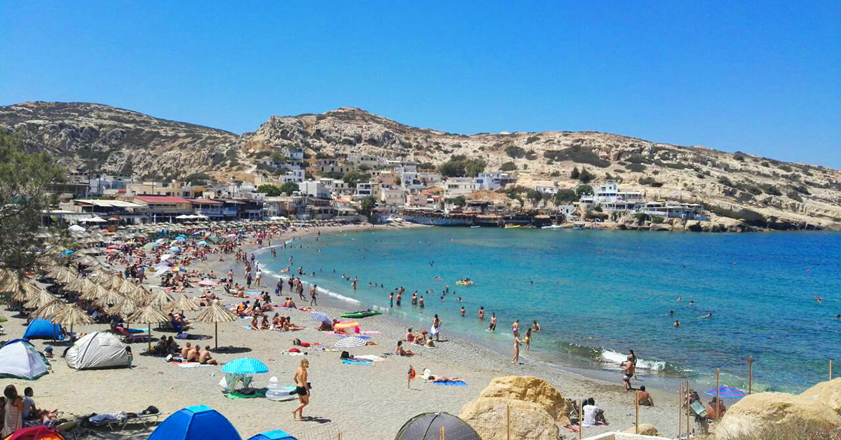 Holidays in Greece, Discover Matala Crete Greece